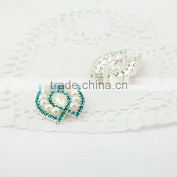 Fancy Design Top Grade Colorful Button With Pearl for Wedding Dress Decoration photo-2