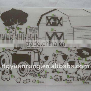 Silicone Placemat With Nice Printing Pattern