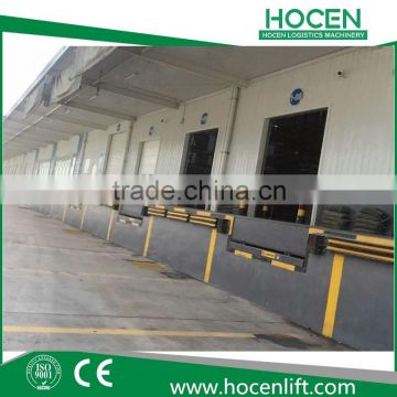 With Industrial Door Match Lifting Unloading Equipment Fixed Hydraulic Truck Loading Ramp 30000Ibs