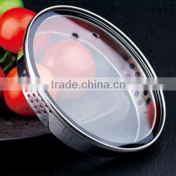 Glass Lid For Pasta Pot Strainer Lid