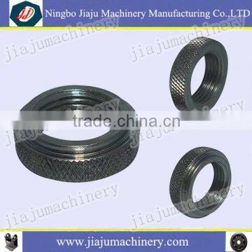 round nut with straight knurling