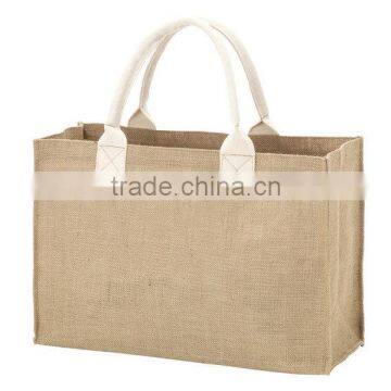 Wholesale Game Day Burlap Tote Bag