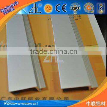 GB high quality aluminium supplier providing aluminium profiles catalogue,13um film thickness good anodized aluminium profile