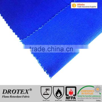 87% Cotton /12% Nylon /1% Antistatic 260 gsm Satin 4/1 flame retardant fabric and heat proof fabric for flame resistant