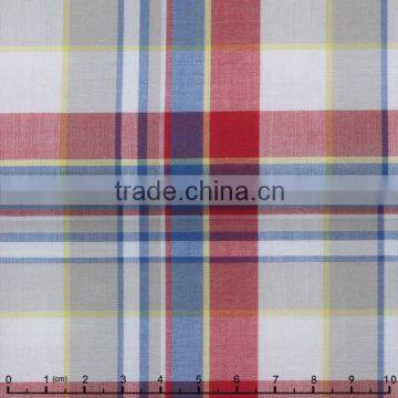 James 100% Cotton popular Yarn Dyed Fashion colorful check Shirting Fabrics