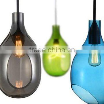 Modern Colored Art Glass Decoration Pendant Lights