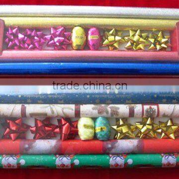 Latest waterproof christmas gift wrapping paper