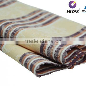 CVC Cotton Poly Yarn Dyed Stripes Jacquard Fabrics