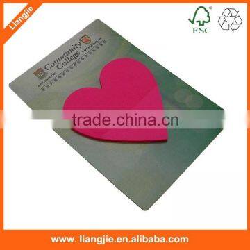 Apple Shape Die Cut Transparent Mini Plastic Sticky Note Pad photo-5