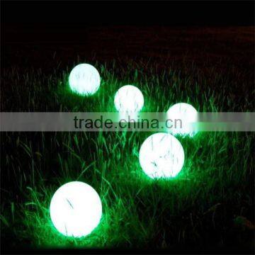 Outdoor rechargeable PE plastic IP68 Led Decoration Ball