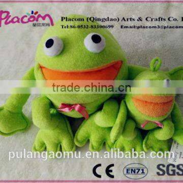 Unique Design Interesting Cheap Frog Plush Hand Puppet for Wholesale photo-2