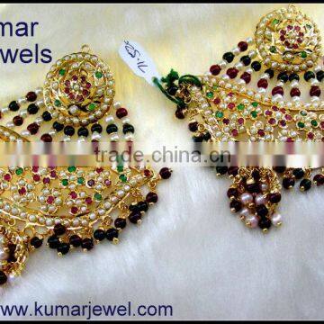 Broad Multi Jadau Danglers