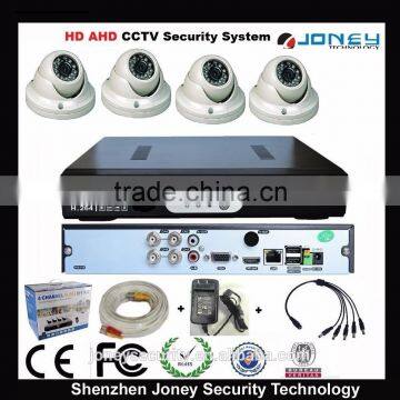 The Best Price 1.0MP 720P Night Vision Waterproof Camera 4CH AHD CCTV DVR Kit photo-5