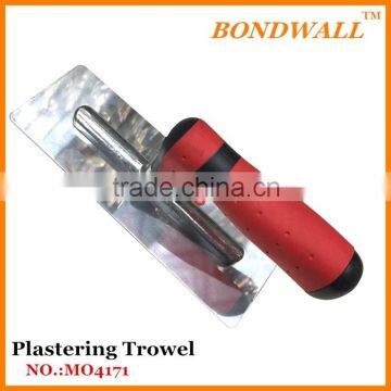 Stainless steel putty trowel Plastering Trowel rubber handlePlastering Trowel Bricklaying trowel