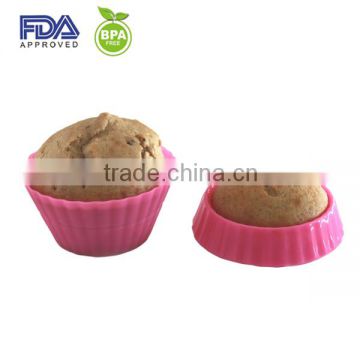 food grade non stick cup shaped mini silicone cake mould