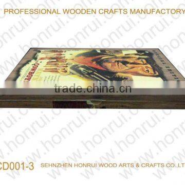 wooden CD case /cd001-3