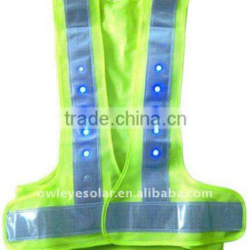 reflective led vest,led traffic vest ,led jacket ,rechargeable led jacket