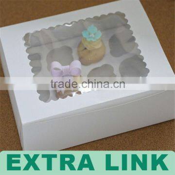 Disposable square Cake boxes, food containers with window