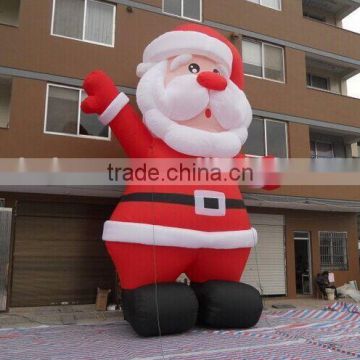 2015 christmas decoration/inflatable santa claus with Sled