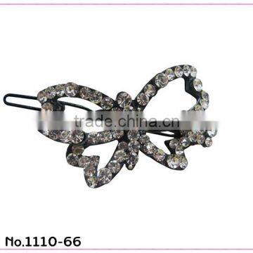 crystal butterfly hair pin