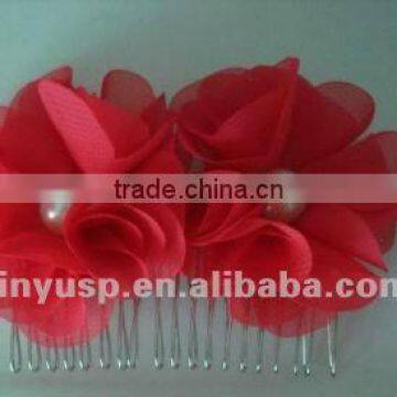 The newest design fabirc hair comb