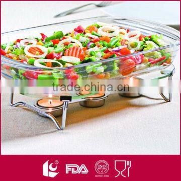 High quality steel chrome plated food warmer