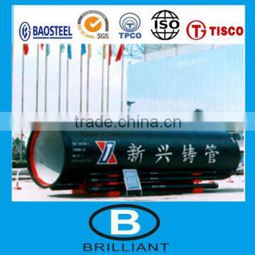 xinxing brand!ductile iron pipe K7/K8/K9 material