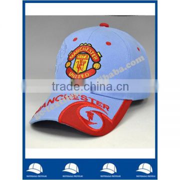 China alibaba supplier football team 6 panel actylic twill baseball cap