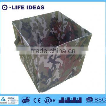 Camouflage fabric foldable rectangular storage box