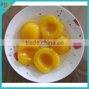 Canned peaches halves in syrup drain weight 460g