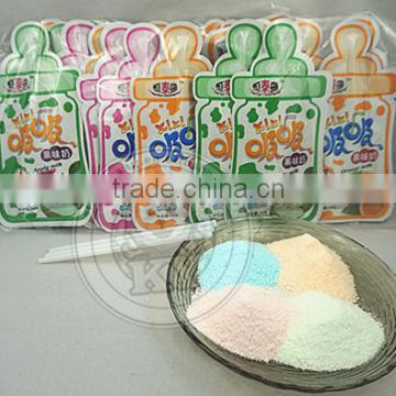 Fruit Powder candy in nipple bag