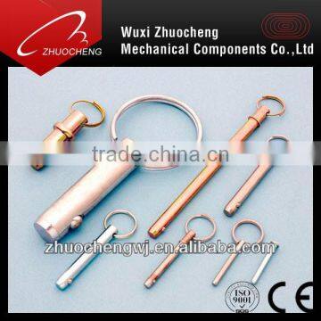 stainless steel pull ball lock pin with one ring