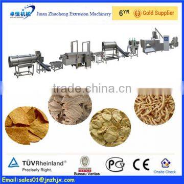 automatic double screw textured soy protein machine line