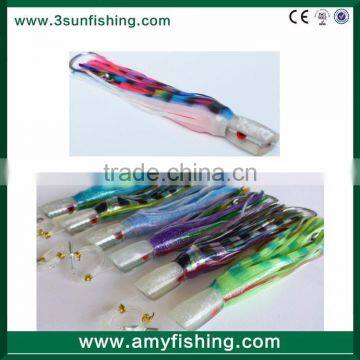 Resin Head Octopus Skirt Trolling Lure