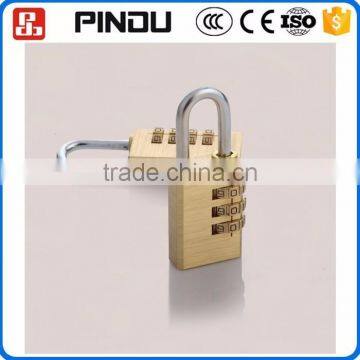 high security mini copper globe brass hardened solid steel dial combination padlock