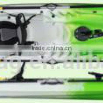 Best Seller High Quality LLDPE Double Sit on Top 2 +1 Seater Pedal Angling Fishing Kayak photo-3