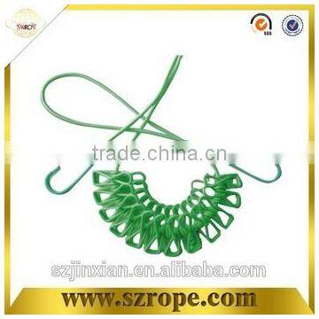 hot sale Strong and flexible elastic cloth line with clips