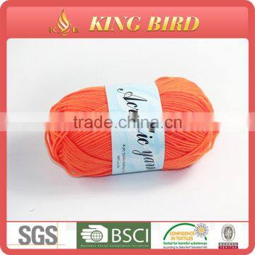 Kingbird high quality dyed yarn acrylic wool yarn