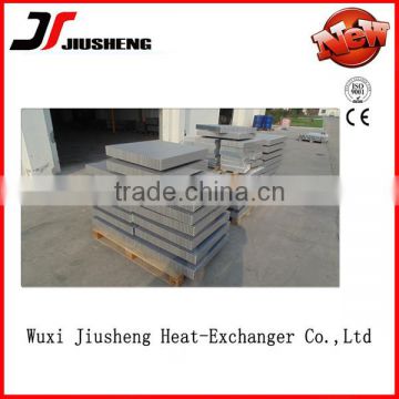 china Aluminum bazing weldin of heat exchanger core supplier / plate&bar type radiator core / oil cooler core