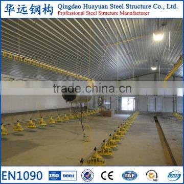 China Manufacturer Steel Structure Prefab Poultry Farm House in India