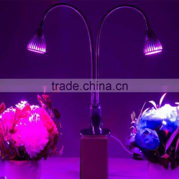 Led Grow Light, 10W Desk Clip Lamp With 360 Degree Flexible Gooseneck and Double On/off Switch for Indoor Plants photo-4