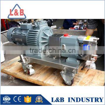 Sanitary stainless steel rotor stator pumps/lobe pump