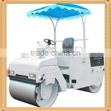 Mini road roller,3 ton double drum vibratory road roller