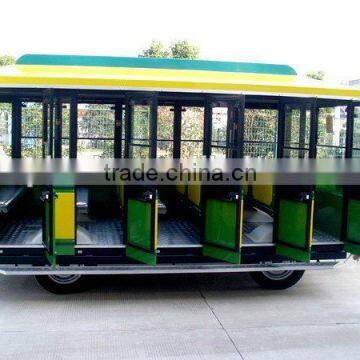 20 Seats Passenger Trailer,closed Wagon,trackless Train,diesel Train photo-3