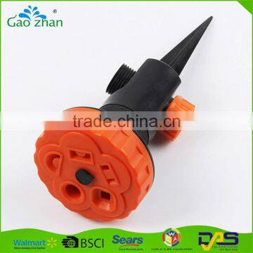 popular garden watering system adjustable ground inserted irrigation sprinkler
