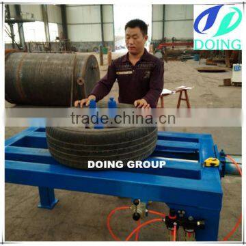 Economic tyre recycling machine/tyre unpacking machine is easy for waste tyre transportation