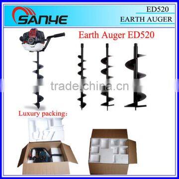 Ground hole drill earth auger