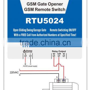 Gsm Gate Opener With 200Authorized Users King Pigeon RTU5024 photo-5