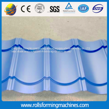 Villa Glazed Roof Tile Roll Forming Machine| Step Roof Glazed Tile Roll Forming Machine photo-3