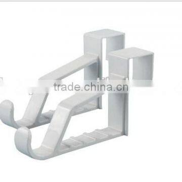 Power Coated Stainless Steel Over Door Clothes Hanger Hook photo-3